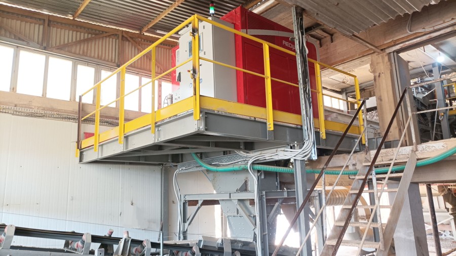 New Redwave Camera sorter for fine materials - Circular economy Grecian Magnesite