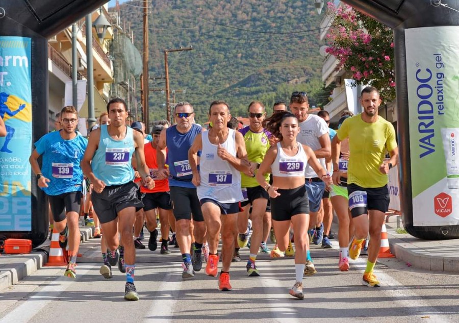 Grecian Magnesite supporting 8th Polygyros Run, Chalkidiki